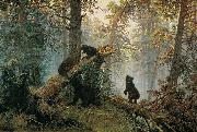Ivan Shishkin Morning in a Pine Forest oil painting reproduction